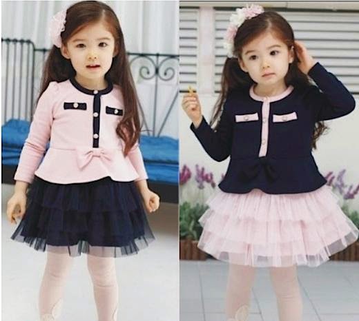 dress tutu anak import